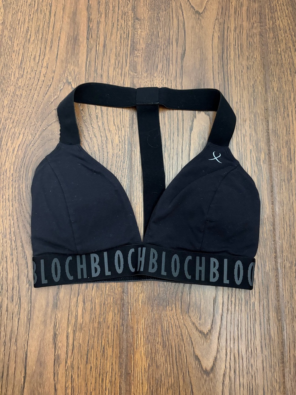 Bloch Black T-Back Bralette